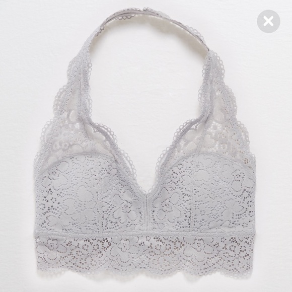 Pretty grey lace bralette from Aerie - Picture 2 of 5